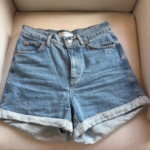 Top shop denim mom shorts